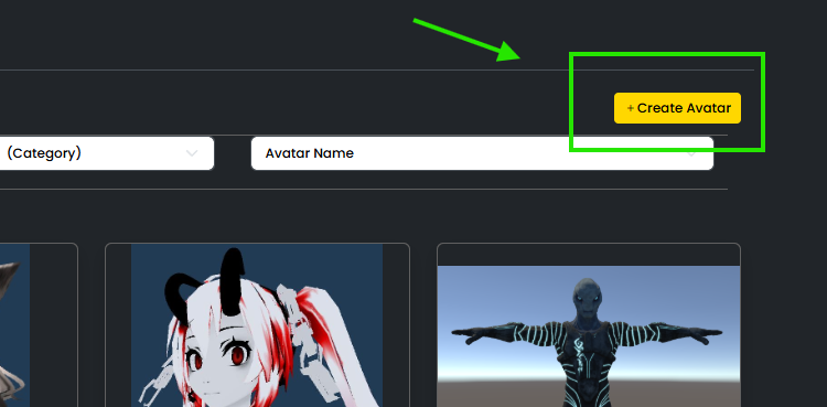 Create button