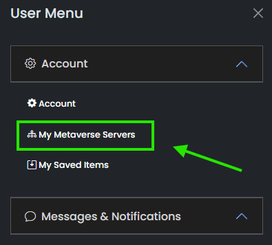 My Metaverse Servers