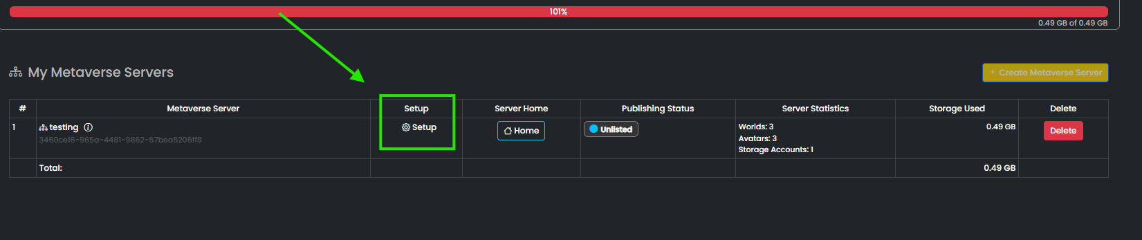 Server setup icon