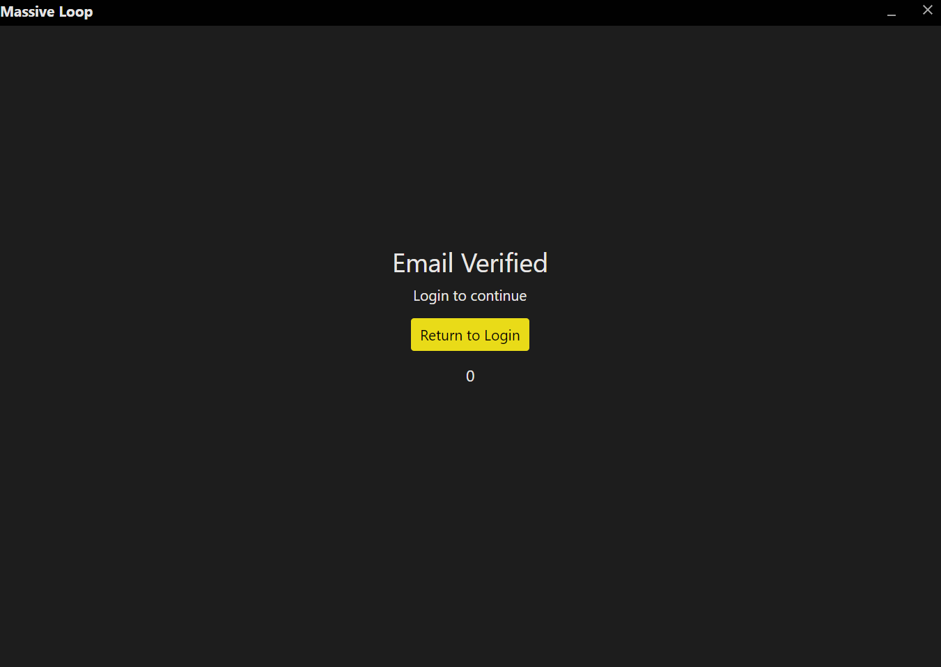 Successful Email Confirmation