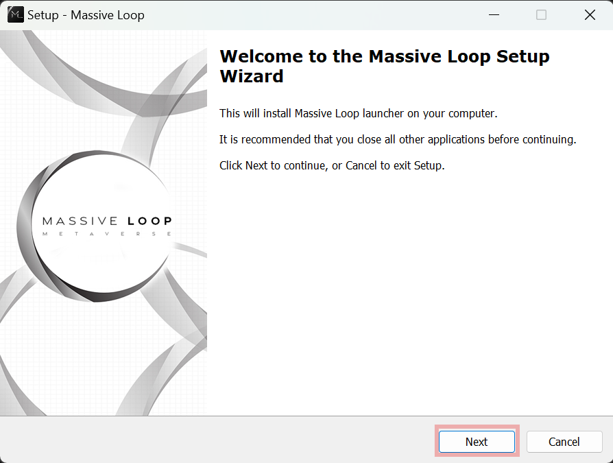 Welcome page