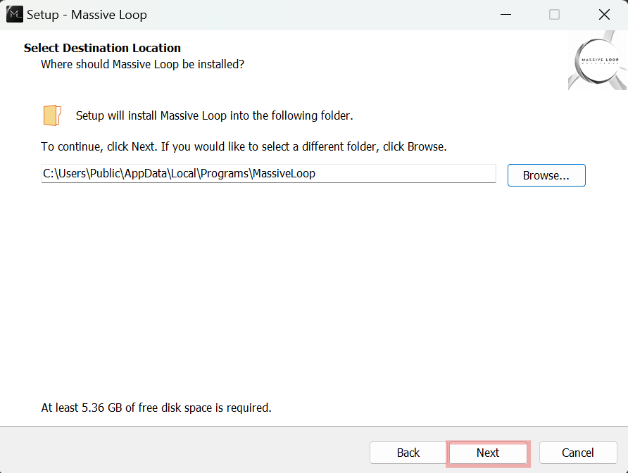 Installation directory